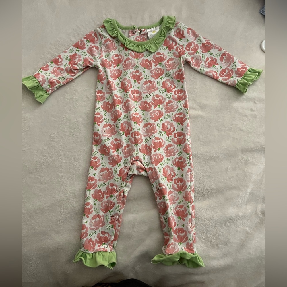 Stitchy Fish infant romper